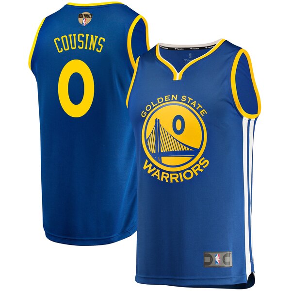 maglia deMarcus cousins 0 2020 golden state warriors blu